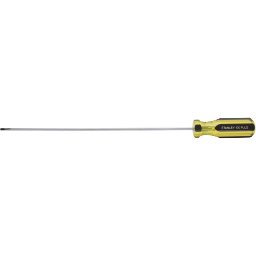 Tournevis d'&eacute;b&eacute;nisterie tr&egrave;s l&eacute;ger 100 PLUS, Tige de 1/8", Ronde, 6-5/8" lo, Prise en Plastique Rideout Tool & Machine Inc.