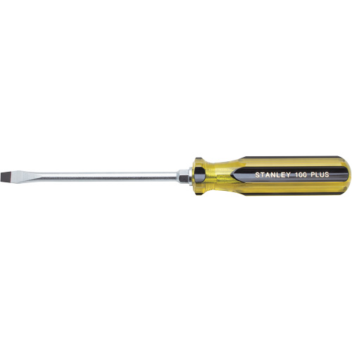 Tournevis pour &eacute;crous &agrave; fente 100 PLUS, Tige de 5/16", Ronde, 11" lo, Prise en Plastique Rideout Tool & Machine Inc.