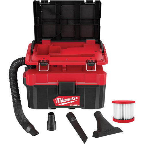 Aspirateur humide/sec sans fil M18 Fuel Packout (outil seulement), 18 V, Capacit&eacute; 2,5 gal. Rideout Tool & Machine Inc.