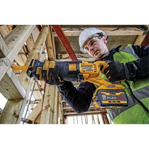 FlexVolt&reg; Max Brushless Reciprocating Saw Kit, 60 V, Lithium-Ion Battery, 0-3000 SPM Rideout Tool & Machine Inc.