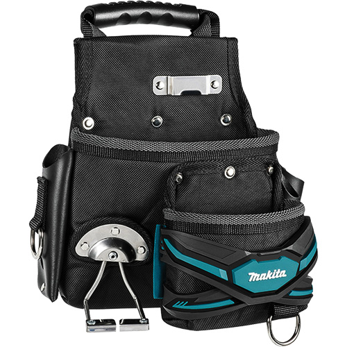 TH3 Roofer & General-Purpose Pouch, Multiple Tool Holder, Leather/Polyester/Polypropylene, 2 Pockets Rideout Tool & Machine Inc.