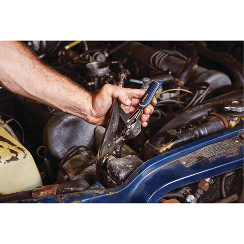 Vise-Grip&reg; Fast Release 10CR Locking Pliers, 10" Length, Curved Jaw Rideout Tool & Machine Inc.