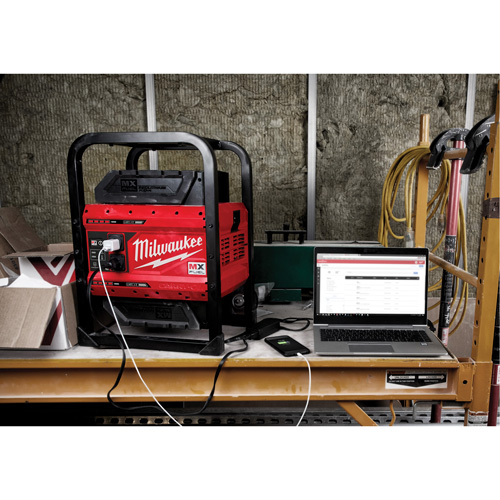 MX Fuel Carry-On Power Supply, 1800 W/3600 W, Lithium Ion, 20-4/5" H x 12" W x 15" D, 49.7 lbs. Rideout Tool & Machine Inc.