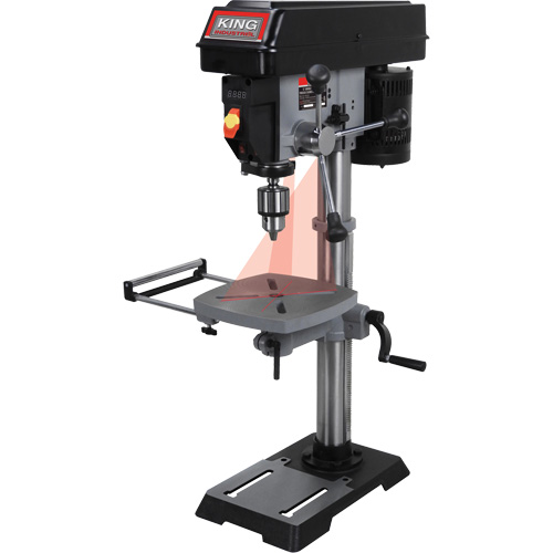 Perceuse &agrave; colonne &agrave; vitesse variable, 12", Mandrin 5/8", 3200 tr/min Rideout Tool & Machine Inc.