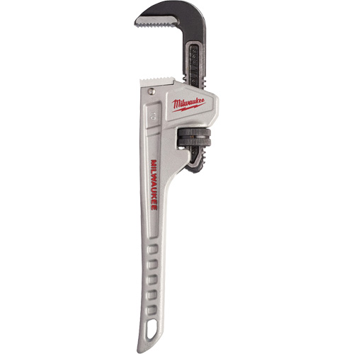 Pipe Wrench, 1-1/2" Jaw Capacity, 10" Long, Ergonomic Handle Rideout Tool & Machine Inc.