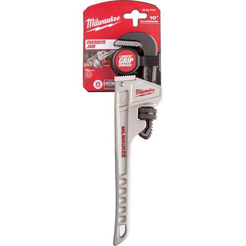 Pipe Wrench, 1-1/2" Jaw Capacity, 10" Long, Ergonomic Handle Rideout Tool & Machine Inc.