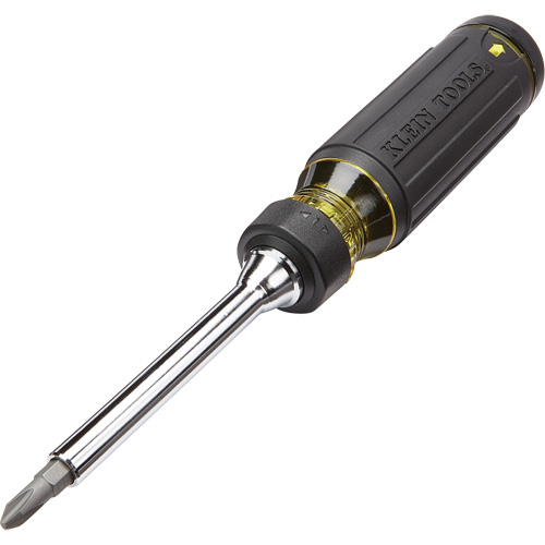 15-in-1 Multi-Bit Ratcheting Screwdriver, 8-3/4" L, Cushion Grip Handle Rideout Tool & Machine Inc.