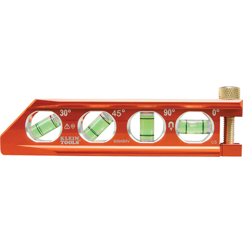 ACCU-BEND Level, 6.25" L, Aluminum, 1, Non-Magnetic Rideout Tool & Machine Inc.