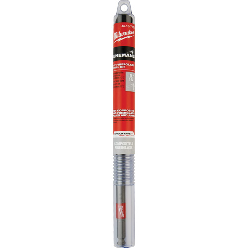 Foret de ligneur pour fibre de verre Shockwave Impact Duty, 9/16", Carbure Rideout Tool & Machine Inc.