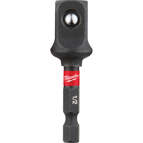 Shockwave Impact Socket Adapter, 1/4" Drive Size, 1/2" Male Size, Ball, 2" L Rideout Tool & Machine Inc.