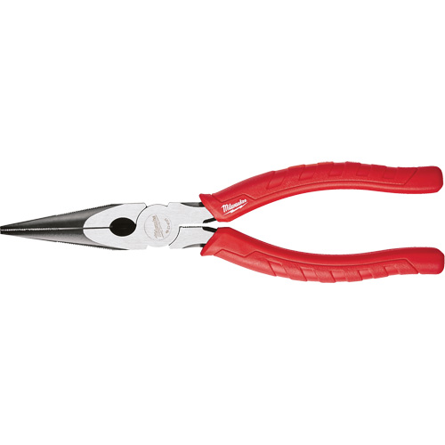 Comfort Grip Long Nose Pliers, 8" L Rideout Tool & Machine Inc.