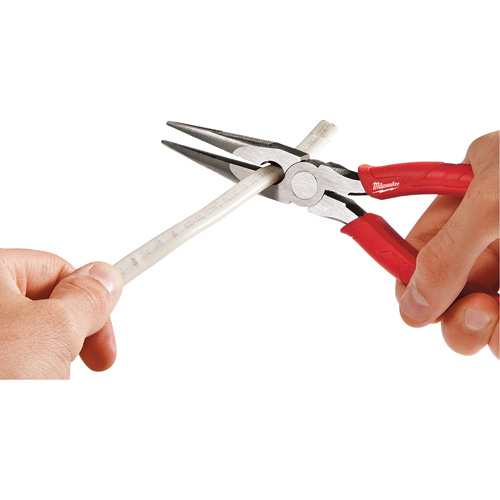 Comfort Grip Long Nose Pliers, 8" L Rideout Tool & Machine Inc.