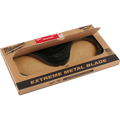 Extreme Metal Band Saw Blades, High Speed Steel, 30-9/16" L x 1/2" W x 0.02" Thick, 12/14 TPI Rideout Tool & Machine Inc.