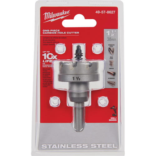 One-Piece Carbide Hole Cutters, 1-1/2", 3/16" Depth of Cut Rideout Tool & Machine Inc.