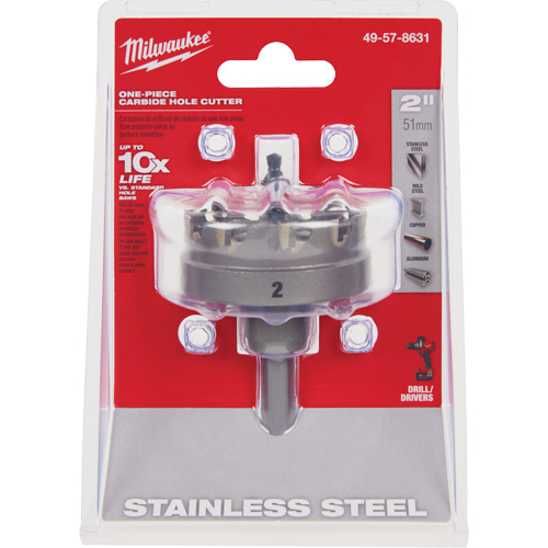 One-Piece Carbide Hole Cutters, 2", 3/16" Depth of Cut Rideout Tool & Machine Inc.