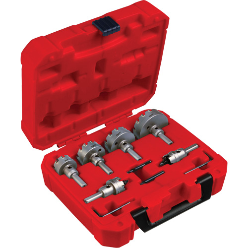 One-Piece Carbide Hole Cutter Set, 8 Pieces, Carbide Rideout Tool & Machine Inc.
