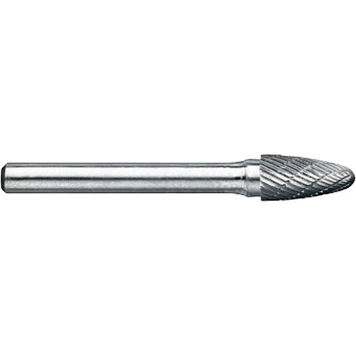 Drillco&reg; Magnum Double Cut Solid Carbide Burr, SG-5, 1/2" Dia., 1/4" Shank, 1" Depth of Cut Rideout Tool & Machine Inc.