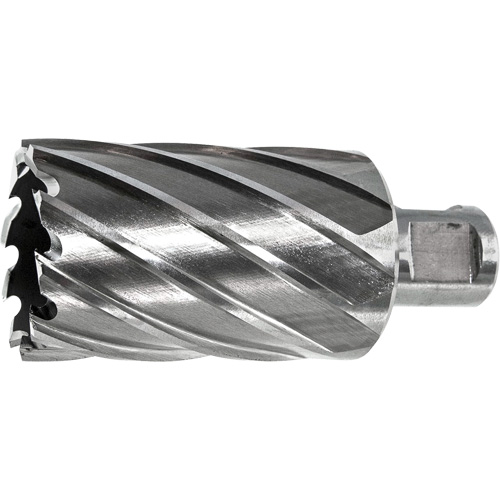 Fraise annulaire Drillco, Diam&egrave;tre de 7/16", Acier rapide, Profondeur de la coupe de 1", Tige 3/4" Rideout Tool & Machine Inc.