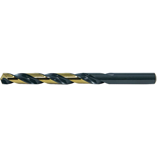 Foret court Drillco, Acier rapide, 0,35 mm, 19 mm lo, 3 mm Cannelure, 135° Angle Rideout Tool & Machine Inc.