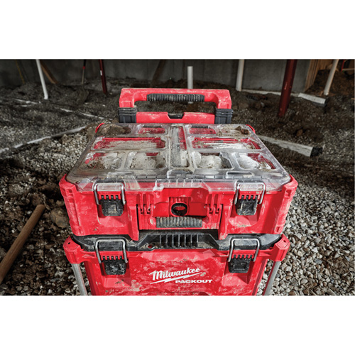 Packout Deep Organizer, 15-1/5" x 19-7/10" x 7", Red Rideout Tool & Machine Inc.
