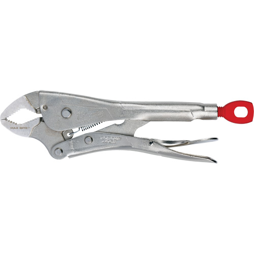 Torque Lock MaxBite Locking Pliers, 10" Length, Curved Jaw Rideout Tool & Machine Inc.