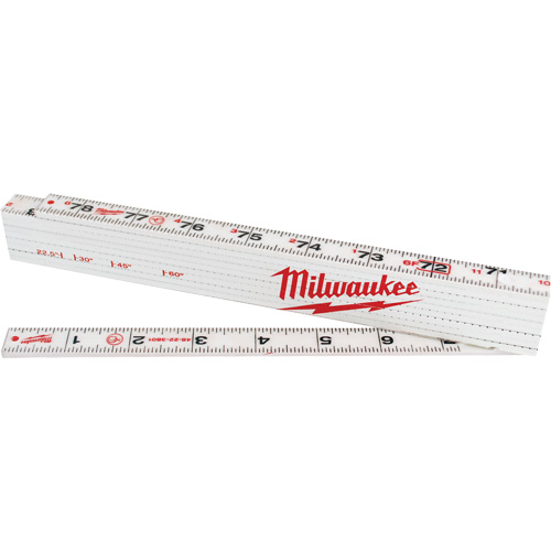 Folding Rule, 78" L, Composite, 1/16" Graduations Rideout Tool & Machine Inc.