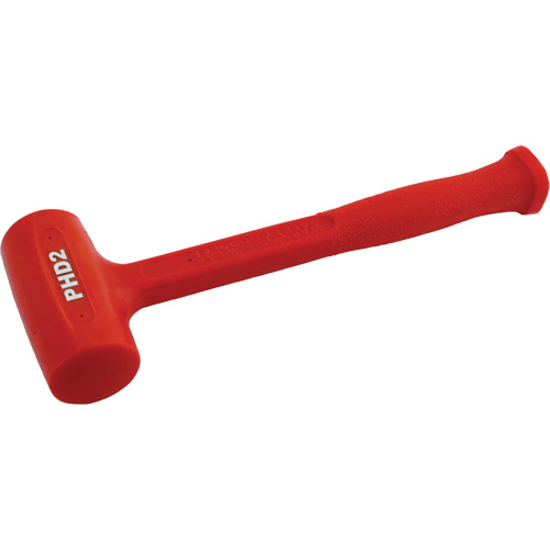 One-Piece Dead Blow Hammer, 1.6 lbs., Smooth Grip, 12-3/4" L Rideout Tool & Machine Inc.