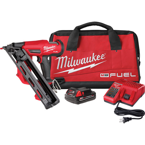 M18 Fuel 15 Gauge Finish Nailer Kit, 18 V, Lithium-Ion Rideout Tool & Machine Inc.