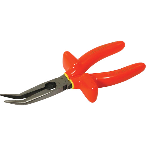 Pince &agrave; bec effil&eacute; coupante courbe 45° Rideout Tool & Machine Inc.