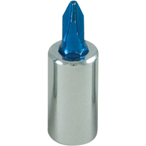 Douille tournevis &agrave; embout bleu, Phillips, #2, Prise 1/4" Rideout Tool & Machine Inc.