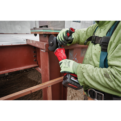 M18 Fuel Flathead Braking Grinder with No-Lock Paddle Switch, 18 V, 5" Chuck, Lithium-Ion Rideout Tool & Machine Inc.