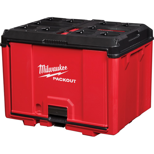 Packout Tool Cabinet, 15" x 15" x 20", Black/Red Rideout Tool & Machine Inc.
