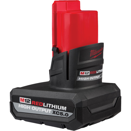 M12 Redlithium High Output XC5.0 Battery Pack, Lithium-Ion, 12 V, 5 Ah Rideout Tool & Machine Inc.