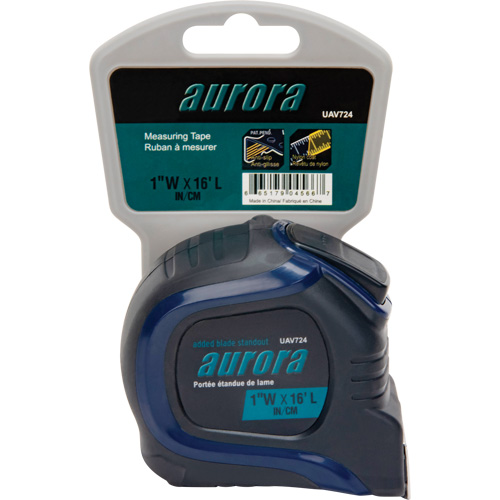 Tape Measure, 1" x 16', Imperial & Metric Graduations Rideout Tool & Machine Inc.