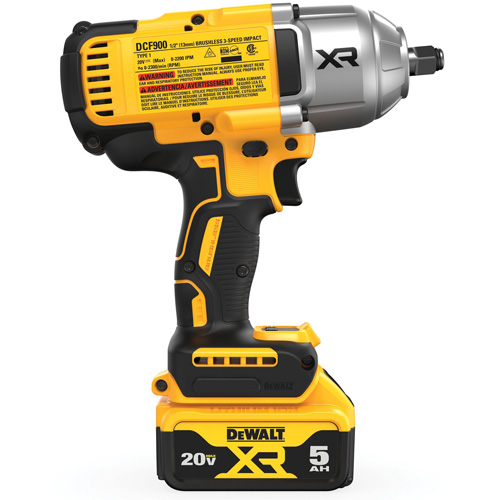 XR&reg; High Torque Impact Wrench Kit with Hog Ring Anvil, 20 V, 1/2" Socket Rideout Tool & Machine Inc.