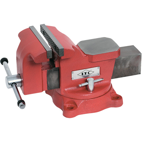 &eacute;tau de m&eacute;canicien &agrave; base pivotante, Largeur des m&acirc;choires 6", Profondeur de la gorge 3" Rideout Tool & Machine Inc.
