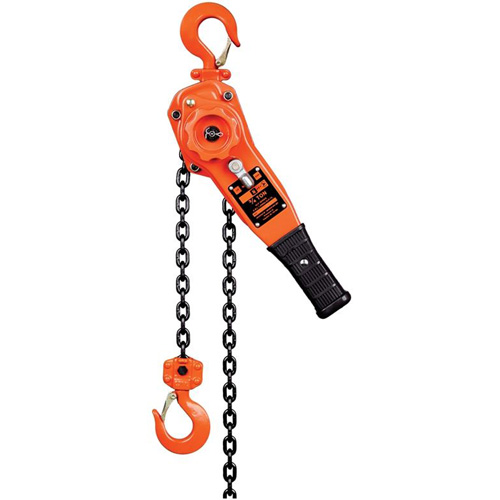 KLP Series Lever Chain Hoist, 5' Lift, 3000 lbs. (1.5 tons) Capacity Rideout Tool & Machine Inc.