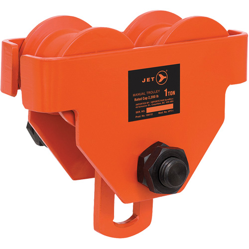 VPT-1 VBT Series Manual Trolley, 2000 lbs. (1 tons) Rideout Tool & Machine Inc.