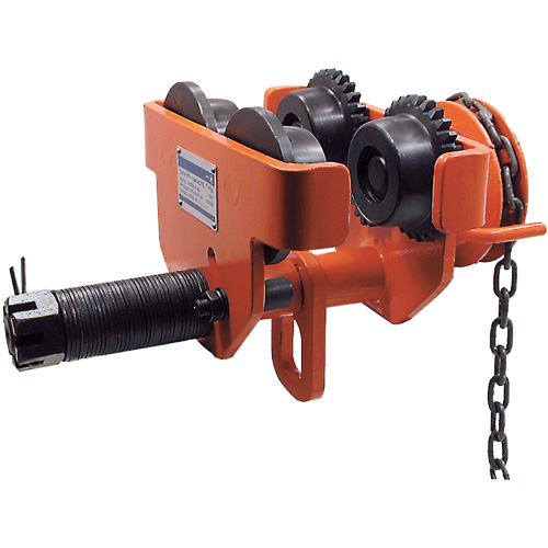 SGT Series Heavy-Duty Geared Trolley, 10000 lbs. (5 tons) Capacity, 4-1/2" - 8-1/32" Rideout Tool & Machine Inc.