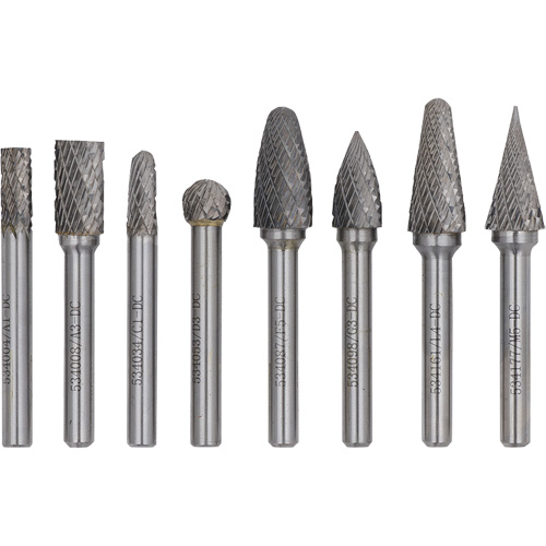 CBHP-8 Jet-Kut&reg; Premium Carbide Burr Set, 8 Pieces Rideout Tool & Machine Inc.