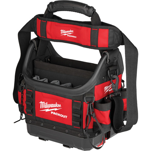 Fourre-tout structur&eacute; 10" PackOut, Polyester balistique, 35 pochettes, Rouge Rideout Tool & Machine Inc.