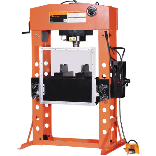 Presses pour atelier &agrave; usage lourd, Capacit&eacute; 100 tonnes Rideout Tool & Machine Inc.