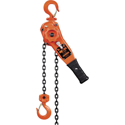 KLP Series Lever Chain Hoists, 5' Lift, 1500 lbs. (0.75 tons) Capacity, Steel Chain Rideout Tool & Machine Inc.