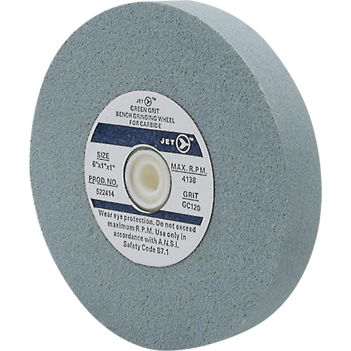 GC675C Meules pour rectifieuses d'&eacute;tabli, 6" x 3/4", Arbre 1", Carbure de silicium Rideout Tool & Machine Inc.