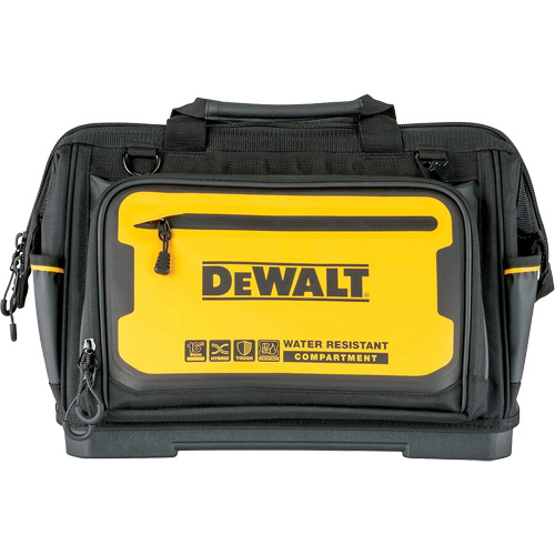 16” PRO Open Mouth Tool Bag, 31 Pockets, Black/Yellow Rideout Tool & Machine Inc.