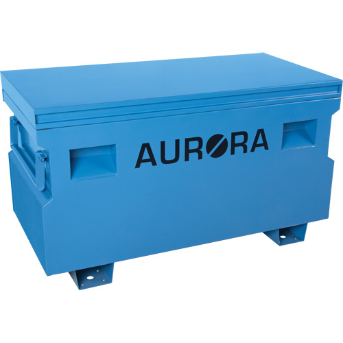 Coffre &agrave; outils de chantier, 48" x 24" x 27-3/5", Acier, Bleu Rideout Tool & Machine Inc.