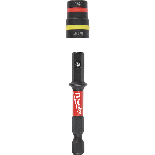 Shockwave Impact Duty Quik-Clear 2-in-1 Nut Driver, 5/16"/1/4" Drive, 2-1/4" L, Magnetic Rideout Tool & Machine Inc.