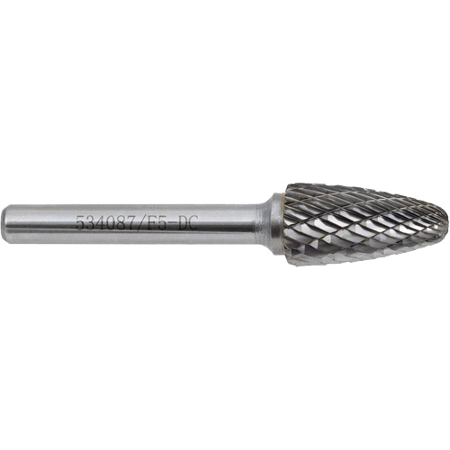 F3-DC JET-KUT&reg; Tree Shape Bur (Radius End), 3/8" Dia. Rideout Tool & Machine Inc.