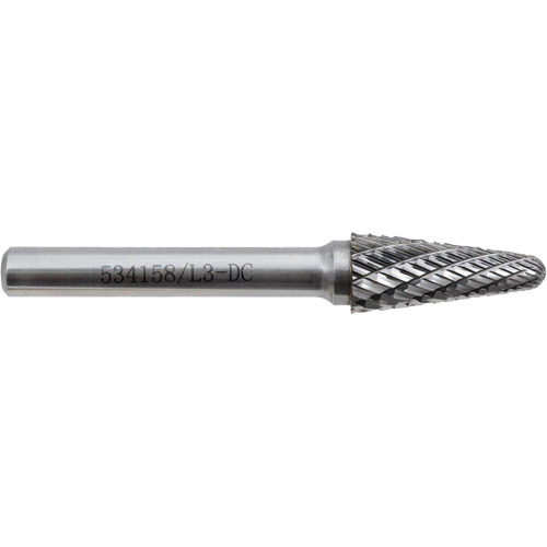L3-DC Fraise conique 9 JET-KUT (embout rayon), 3/8" dia. Rideout Tool & Machine Inc.