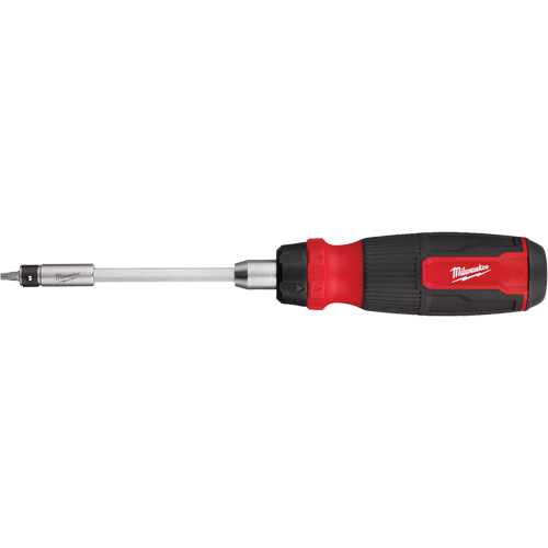 27-in-1 Ratcheting Security Multi-Bit Screwdriver, 10-11/100" L, Cushion Grip Handle Rideout Tool & Machine Inc.